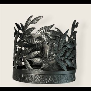 Bath & Body Works Black Leaves 3 Wick Candle Holder
